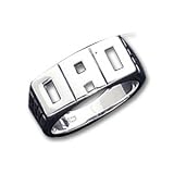 Sterling Silver Solid Dad Ring