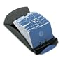 Rolodex 67186 Rolodex Open Tray Business Card File, 200-Card Cap, 100 Sleeves, 12 Guides, BK
