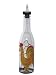 ArtisanStreet's Pour Spout Bottle. Hand Painted with Golden Rooster Design. Use for Soap, Oil, Lotion. Made to Order, Signed by Artisan.
