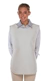 DayStar 400NP-REG No Pocket Cobbler Apron - White - 29L X 20W