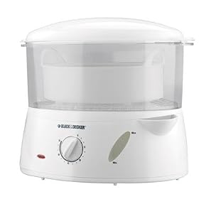 Black & Decker 1-Tier Food Steamer/Rice Cooker