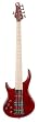 MTD Kingston "The Heir" Bass Guitar (5 String, Left Handed, Maple, Transparent Cherry)