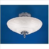 Tools & Hardware : 421-SP-FR - Hudson Valley Americana 3-Light Flush Mount in Satin Pewter