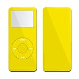 Solid State Yellow - Apple iPod nano 1G (1st Generation) 1GB/ 2GB/ 4GB Protector Skin Decals - Faceplates