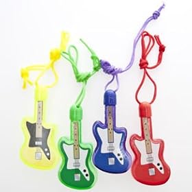  Guitar Bubble Bottle Necklaces