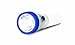Life Gear LED Flashlight with Glow Handle, Emergency Flasher and Storage Compartment, BLUE