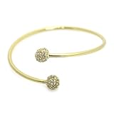Rhinestone Tip Bangle; Approximately 2.5