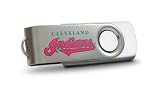 Centon Cleveland Indians Edition DataStick Swivel 1 GB USB 2.0 Flash Drive DSVM1 GB-CLE (White)