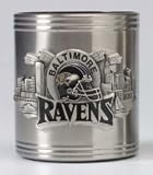 Baltimore Ravens NFL Pewter Can Cooler