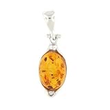Amber Pendant set in .925 Sterling Silver