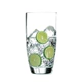 BAR ESSENTIALS HIGHBALLS - BAR ESSENTIALS 17 OUNCE HIGHBALL GLASSES, SET OF 4