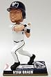 Milwaukee Brewers Ryan Braun Forever Collectibles On Field Bobble Head - BASEBALL Sports Merchandise