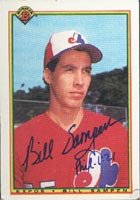 Bill Sampen, Harrisburg Senators - Expos Affiliate, 1990 Bowman Autographed Card
