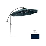 Meadow Decor 10 Foot Universal Cantilever - Navy Blue Fabric