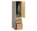 Vertical Locker Series A Light Oak Collection Bush Industries WC64375