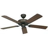 Produkt-Bild: 5-flg. Deckenventilator "Classic Royal" in Braun antik lackiert / Nussbaum
