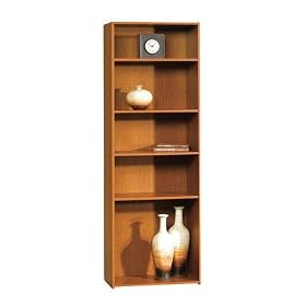 Beginnings Mission Cherry Five Shelf Bookcase Mission Cherry Finish