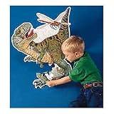 Great American Puzzle Factory Baby "Rex"and Dragonfly Giant Shaped Floor Puzzle