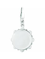 Sterling silver TAMBOURINE (Charm)