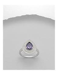 CZ Ring In 92.5 Sterling Silver