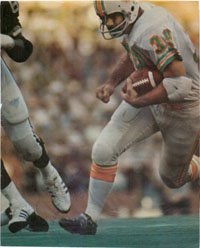 Signed Csonka, Larry (Miami Dolphins) Magazine Page (P)