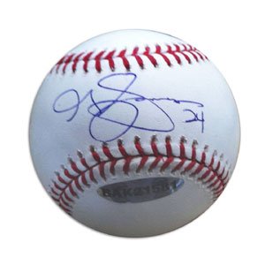 Grady Sizemore Signed Indians Baseball