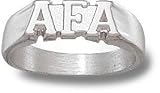 Air Force Falcons Solid Sterling Silver ''AFA'' Ring Size 6.5