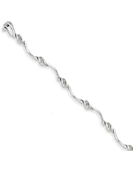 14k White Gold Diamond Bracelet