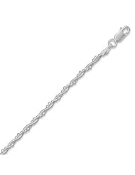 18" Snake with Bead Twist Chain Necklace