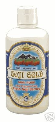 Goji Juice Gold 100% Pure Organic Goji Berry Juice 32 fl. oz. (946 ml) - Kosher & Vegetarian