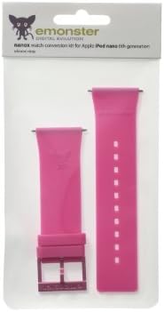 nanox - Apple iPod nano silicone strap (Pink strap / Pink buckle)
