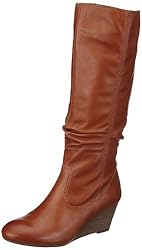 Clarks Master Gleam 203515924, Damen Fashion Stiefel, Braun (Dark Tan Lea), EU 41