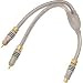 Electronics : Acoustic Research MS252 Master Series Rca Mono Subwoofer Cable with y-adaptor