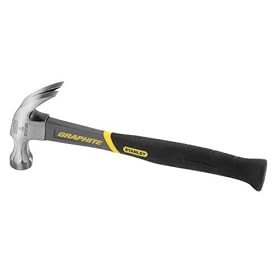Stanley 51-507 20-Ounce Curved Claw Jacketed Graphite Hammer
