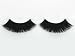 Black False Eyelashes Reusable Natural Human Hair Long Thick Includes Adhesive
