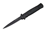 9" BLACK Michael Corleone Godfather Style Assisted Knife Spring Assist Opening Assisted pocket knife
