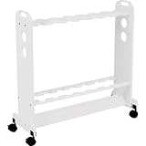 Taco Metals 3/4 Poly 14-Rod Big Game Storage Cart (32.75-Inch X 11.5-Inch X 33-Inch)
