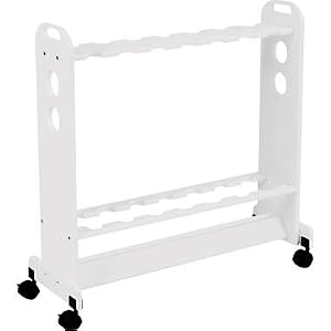 Taco Metals 3 4 Poly 14-Rod Big Game Storage Cart (32.75-Inch X 11.5-Inch X 33-Inch) by