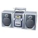 Electronics : Jwin Jxcd4300 3-Piece Home & Go Cd/Cassette Player