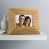 Wedding Gifts - Personalized Wedding Vows Frame
