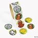 100 Zoo Animal Stickers, 1 Roll