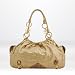Bolzano Fiore Satchel Handbag Gold