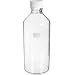 Wheaton Borosilicate Glass Roller Bottle with Polypropylene Screw Cap with Inner Sealing Ring and Polypropylene Pour Ring