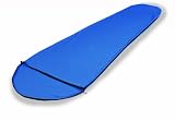 Lestra Polar-Fleece-Mumie mit Rei&szlig;verschluss links, royalblau, 225 x 80 x 50 cm