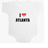 I Love Atlanta Baby Ultrasoft Onesie