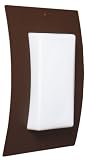 115 Outdoor Light Wall Fixture in Bronze & Opal Glass