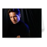 David_Duchovny_001 - Greeting Card (Pack of 2) - 7x5 inch - Art247 - Standard Size - Pack Of 2