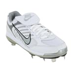 Nike Women's NIKE AIR ZOOM FASTPITCH WOMEN'S SOFTBALL CLEATS 9.5 (WHITE/MEDIUM GREY)