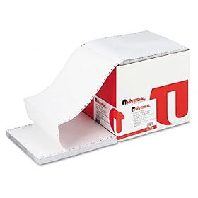 Universal 15704 - Computer Paper, 3-Part Carbonless, 15lb, 9-1/2 x 11, White, 1100 Sheets-UNV15704