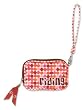 Zippered Pouch Riding Red/Pink Dot